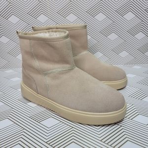 Jarlif Women's Winter Snow Boots A3.5 Faux Fur Lined Tan Size 9 US (Euro 40).